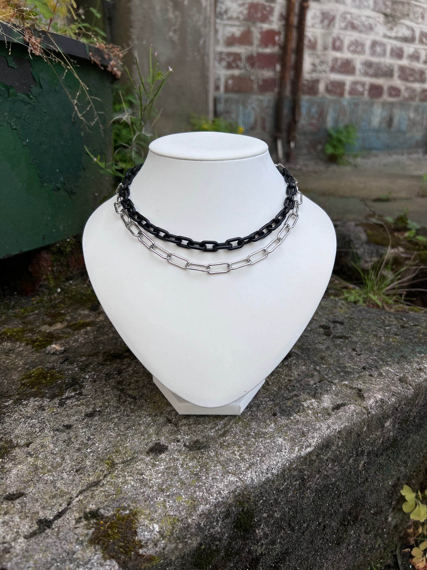 double chain choker