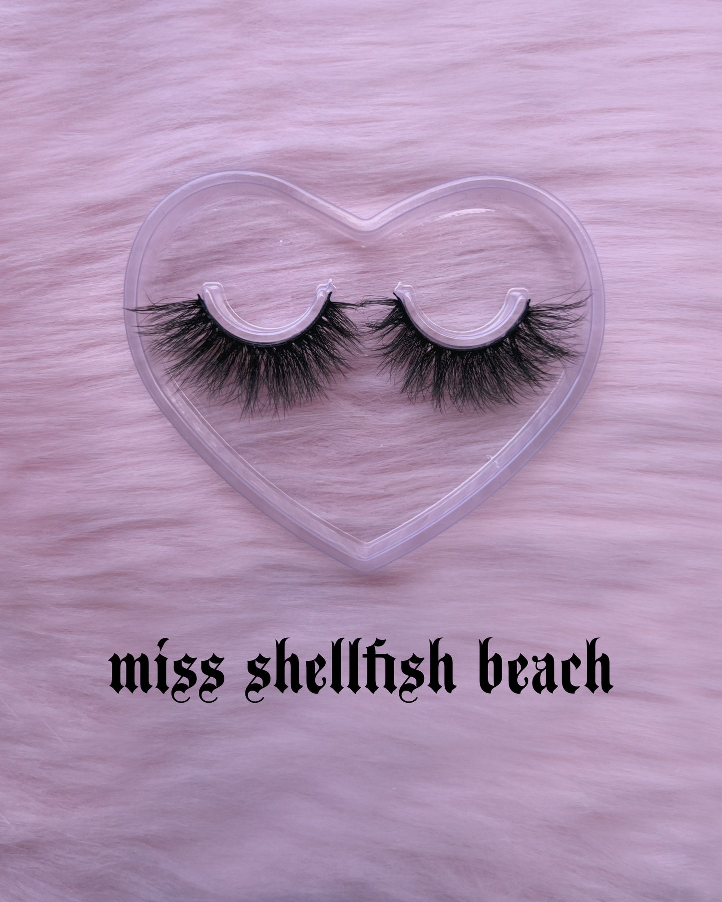 miss shellfish beach vegan fake mink lash