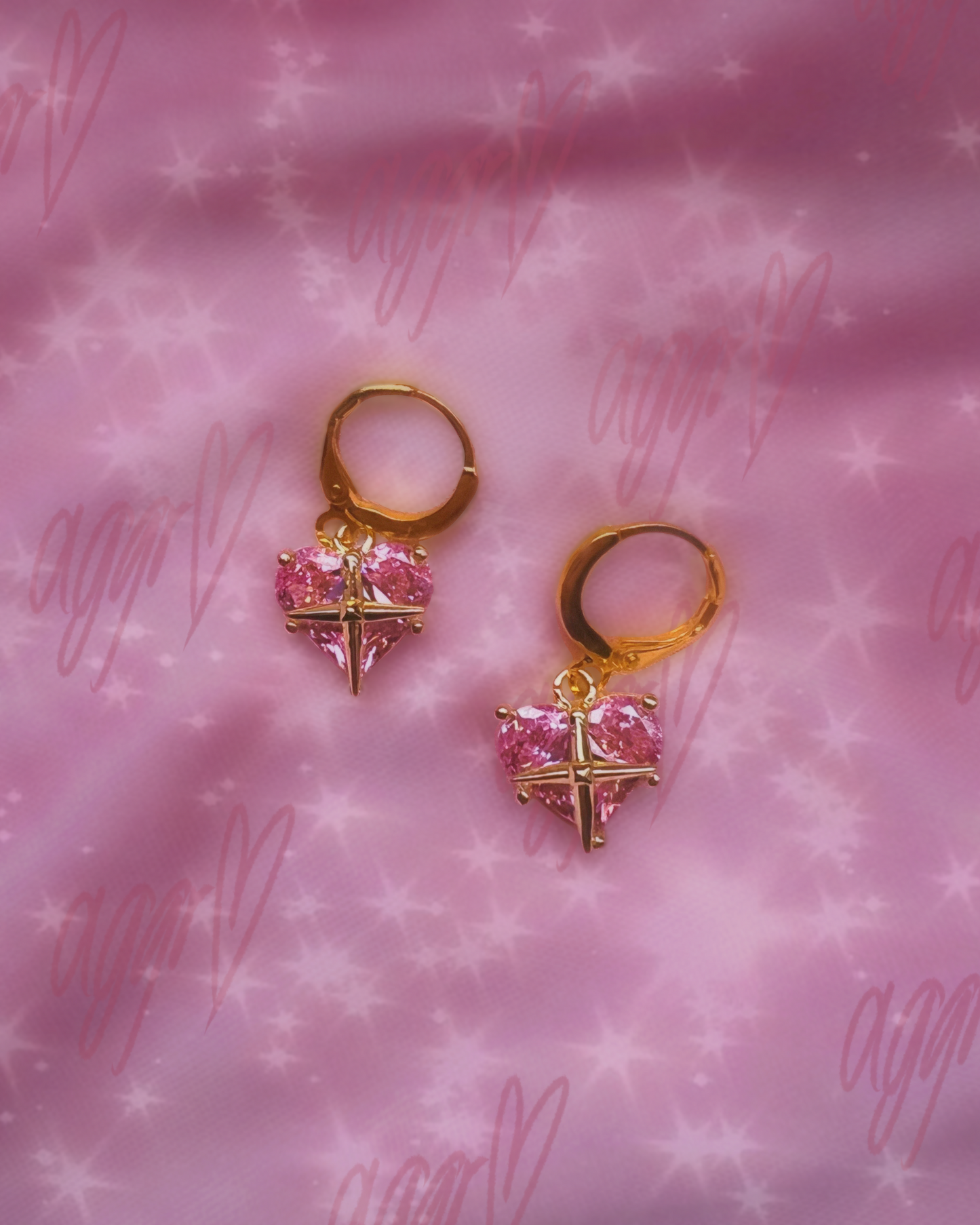 angelic like you heart drop earrings