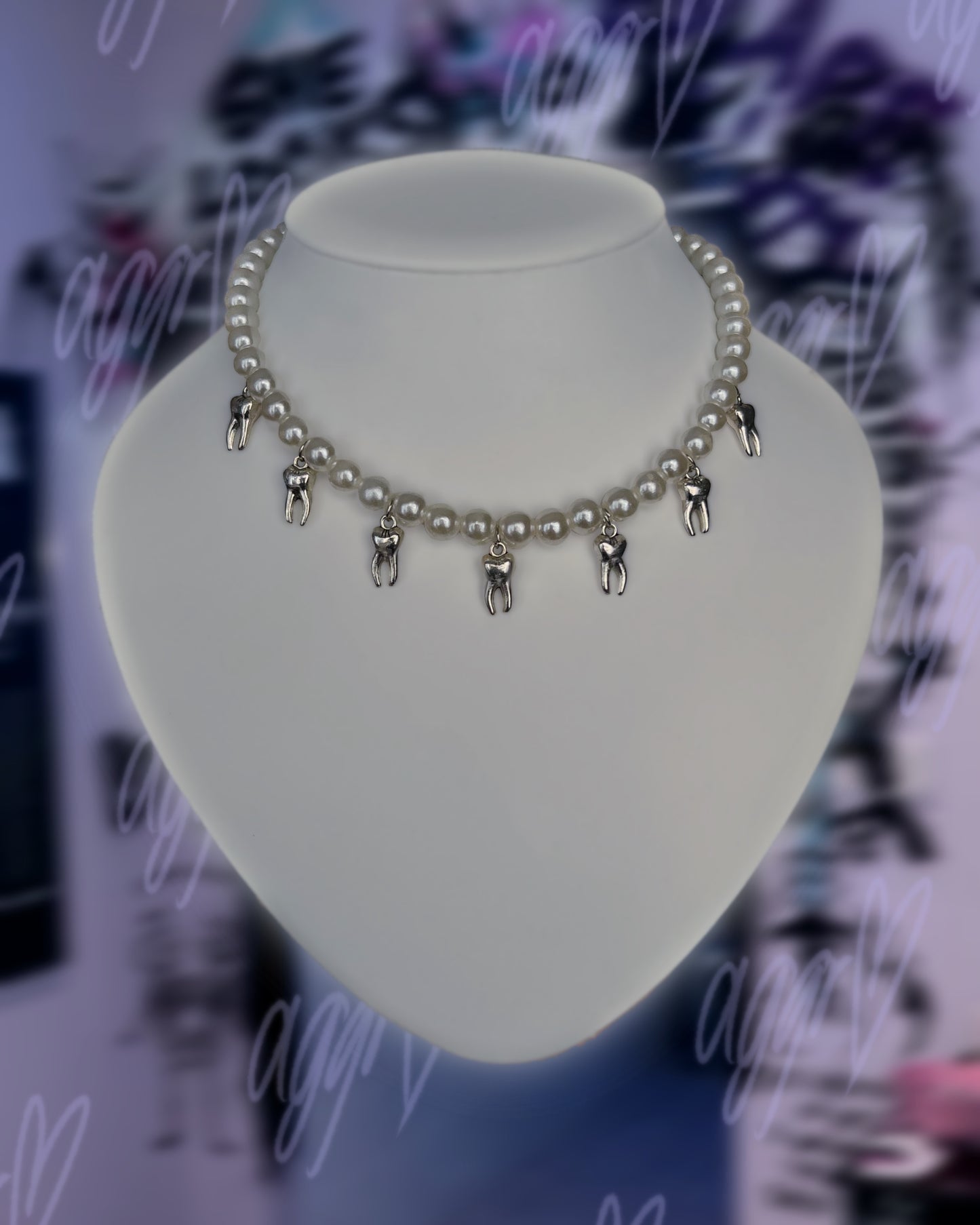 tooth fairy pearl choker