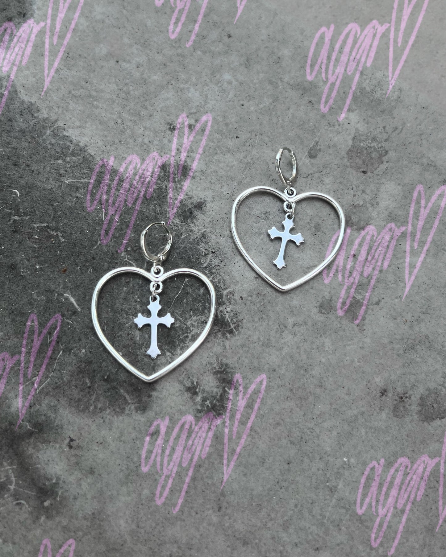 cross my heart earrings