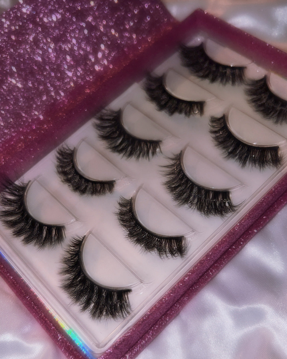 withering roses by adrianna świder vegan fake mink lash set