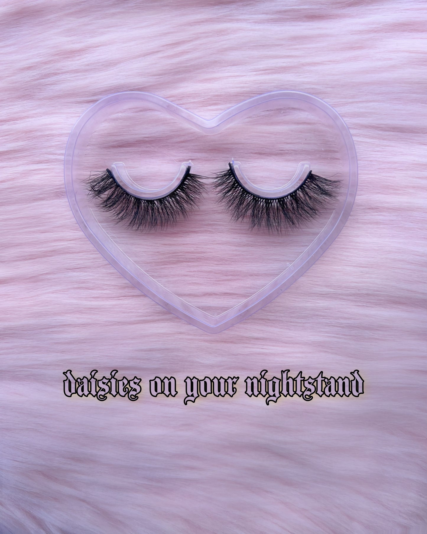 daisies on your nightstand vegan fake mink lash